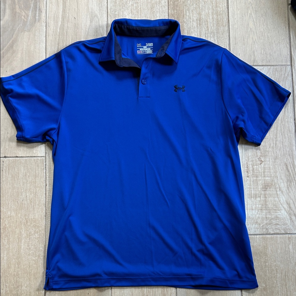 Under Armour Men's Deep Blue Polo Shirt